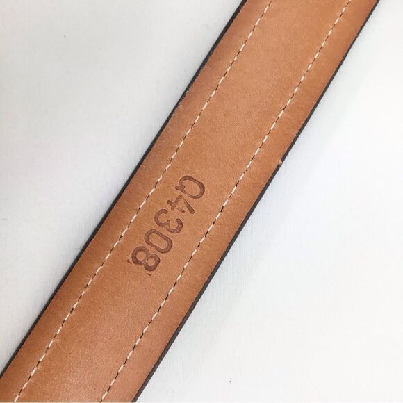 Brighton Brown Leather Weave and Reptile Pattern Belt - Picture 13 of 13